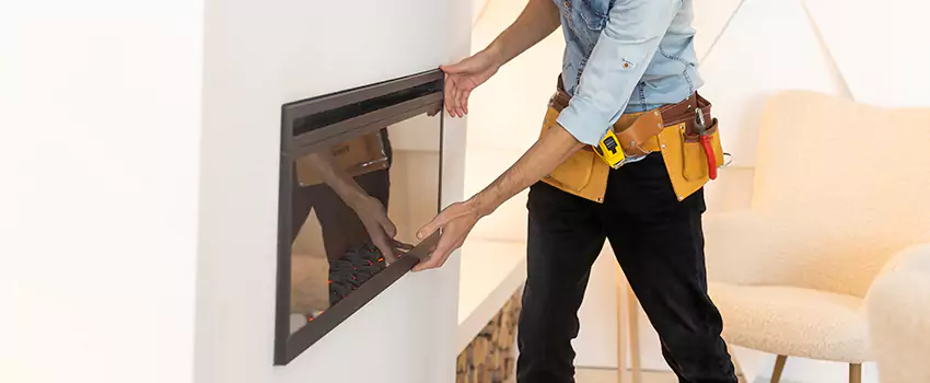 Metal Fireplace Installation in Sandy, Utah
