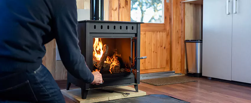 Open Hearth Wood Fireplace Installation in Sandy, UT