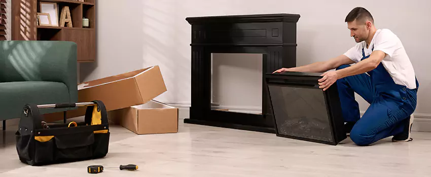 Old Rusted Metal Fireplace Repair And Replacement in Sandy, UT
