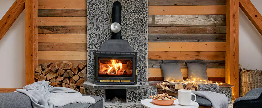 Thelin Hearth Products Direct Vent Gas Stove Fireplace Inspection in Sandy, Utah